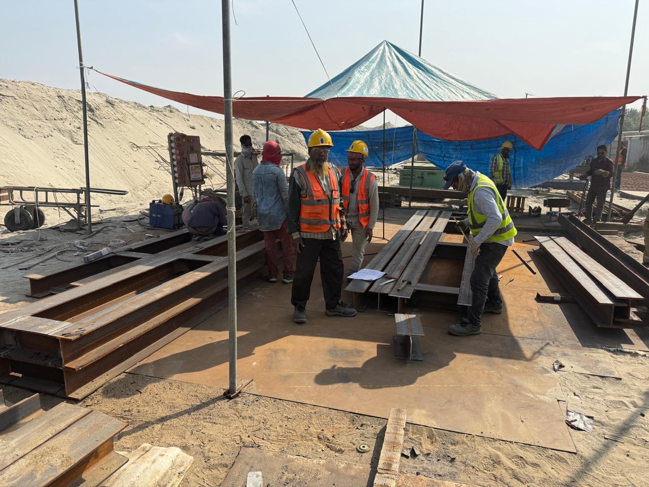 Skid Fabrication work on 100 MMSCFD TBS,PL & HDD at CEZL on EPC